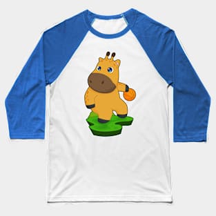 Giraffe Basketball player Basketball Baseball T-Shirt